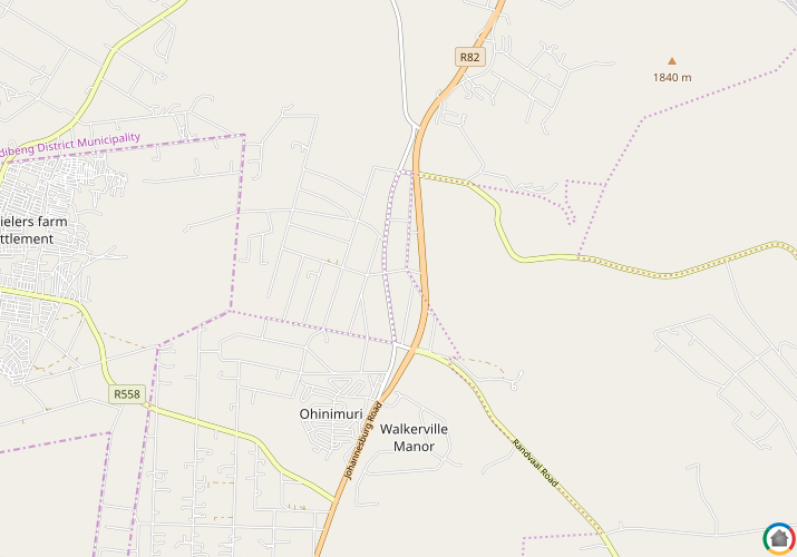 Map location of Walkerville